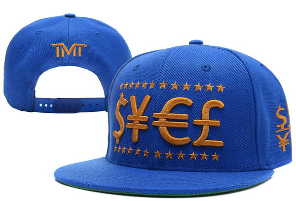 TMT Blue Snapback Hat XDF